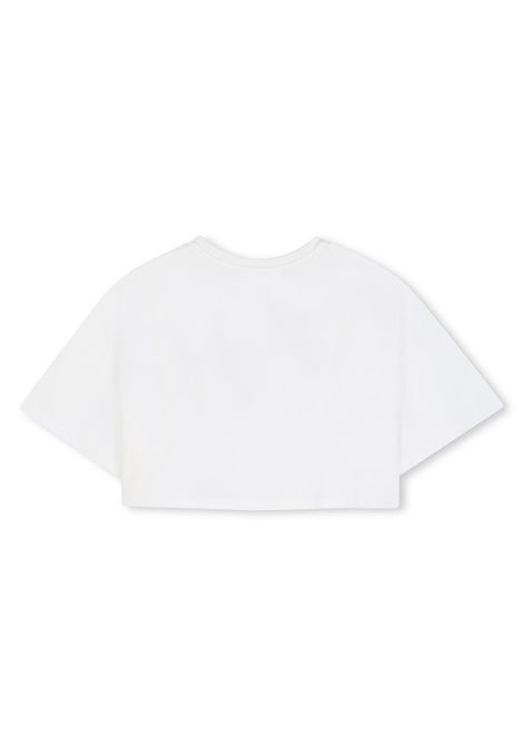 T-shirt crop con stampa CHLOE' KIDS | C21305117